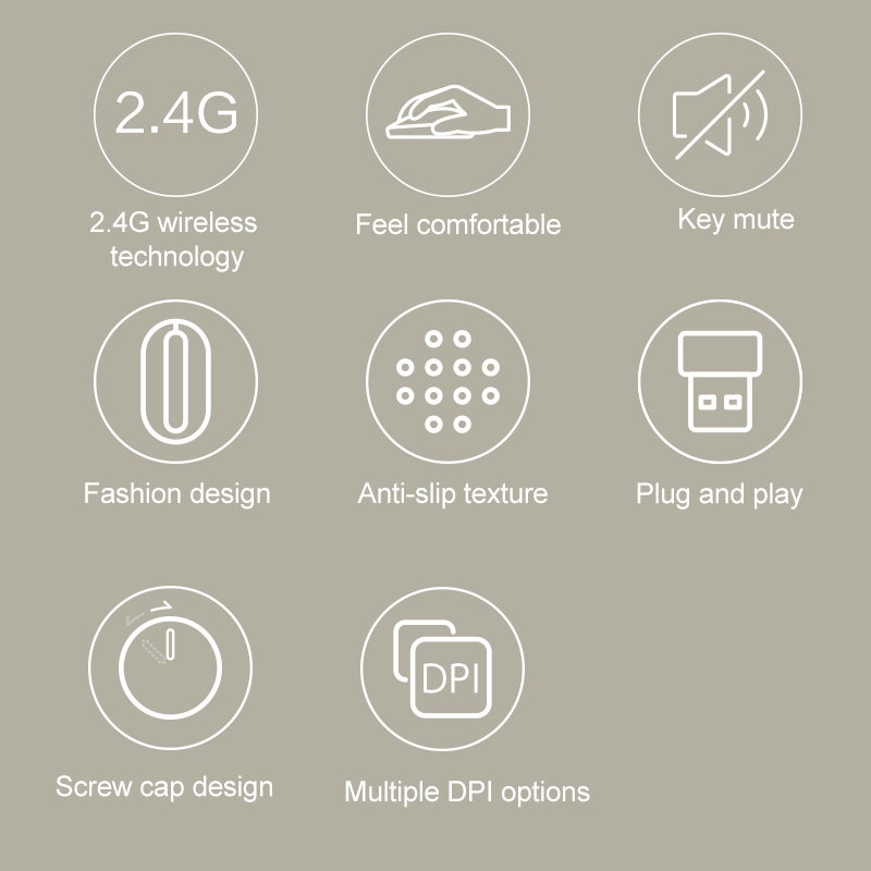 Souris silencieuse Xiaomi MIIIW 2.4G sans fil – Xiaomi Sénégal