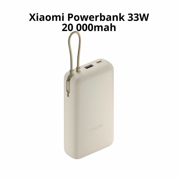 Xiaomi 33W Power Bank 20000mah (Câble Intégré) – Image 3