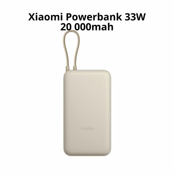 Xiaomi 33W Power Bank 20000mah (Câble Intégré) – Image 4