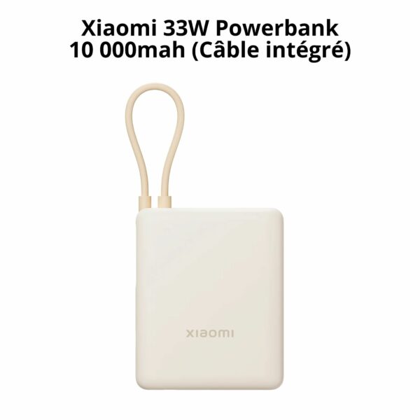 Xiaomi 33W Powerbank 10000mah (Câble Intégré) – Image 2