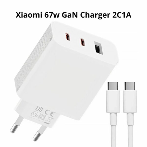 Xiaomi 67w GaN Charger 2C1A