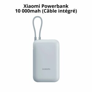 Xiaomi Powerbank 10000mah (Câble Intégré)
