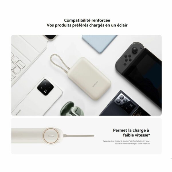 Xiaomi Powerbank 10000mah (Câble Intégré) – Image 12