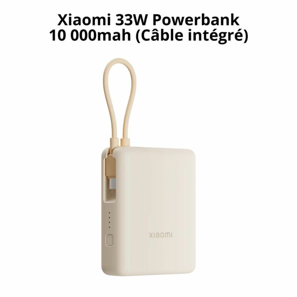 Xiaomi 33W Powerbank 10000mah (Câble Intégré) – Image 3