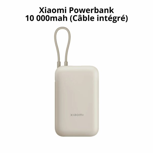 Xiaomi Powerbank 10000mah (Câble Intégré) – Image 2