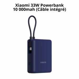 Xiaomi 33W Powerbank 10000mah (Câble Intégré)