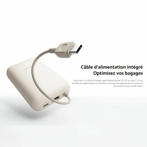 Xiaomi Powerbank 10000mah (Câble Intégré) – Image 5
