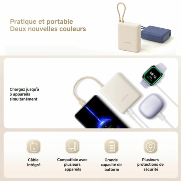 Xiaomi 33W Powerbank 10000mah (Câble Intégré) – Image 8