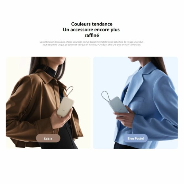 Xiaomi Powerbank 10000mah (Câble Intégré) – Image 7