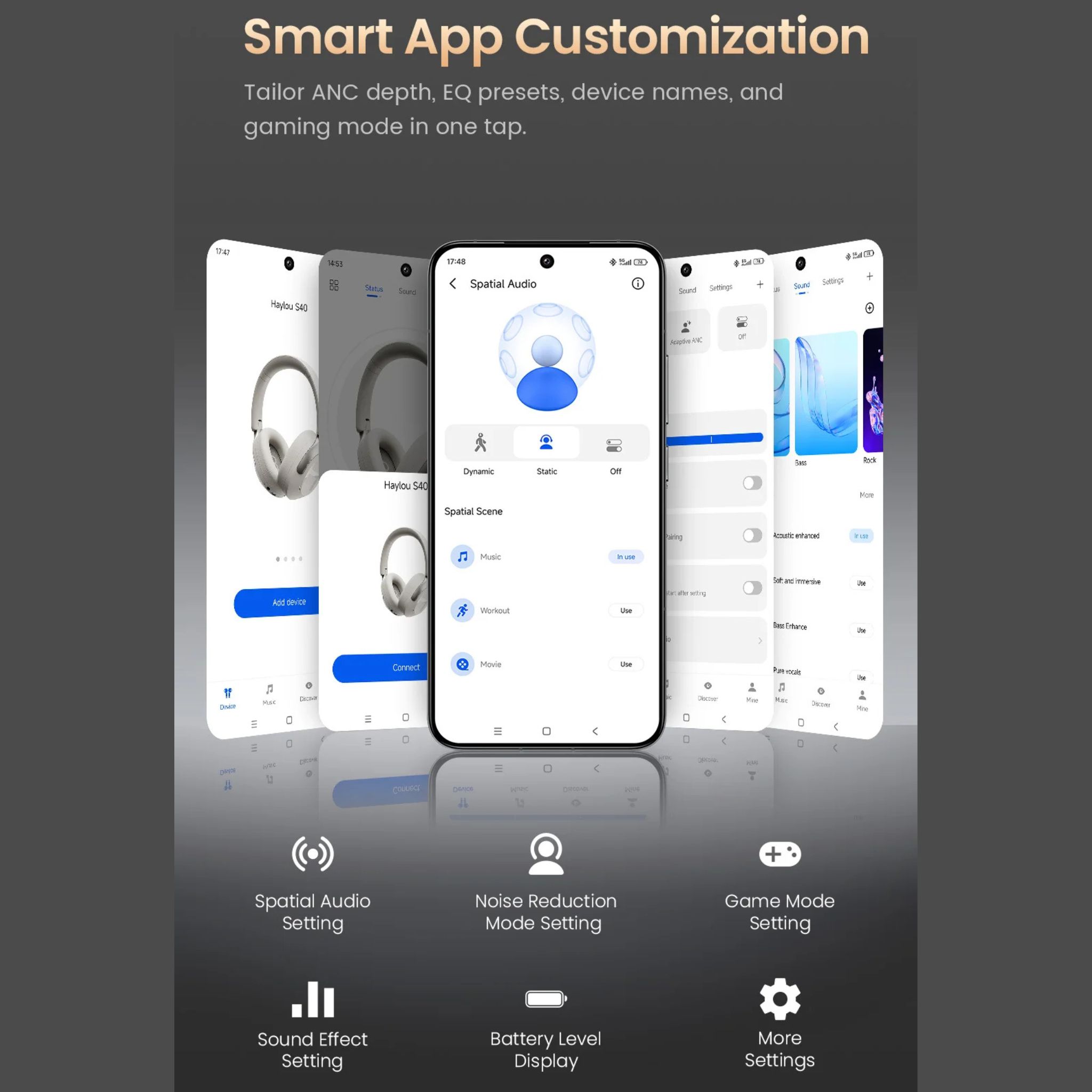 Casque Haylou S40 avec ANC réduction de bruit – Image 22