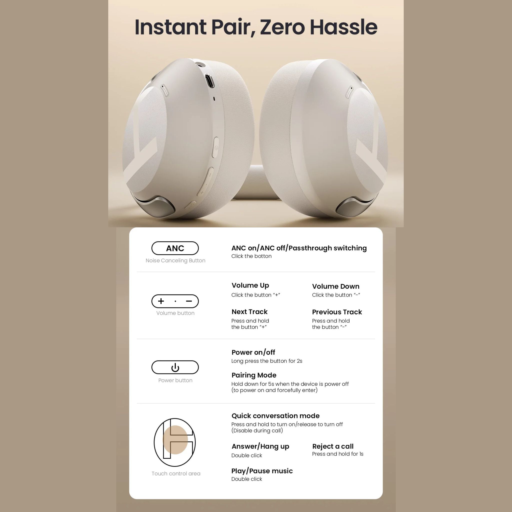 Casque Haylou S40 avec ANC réduction de bruit – Image 27