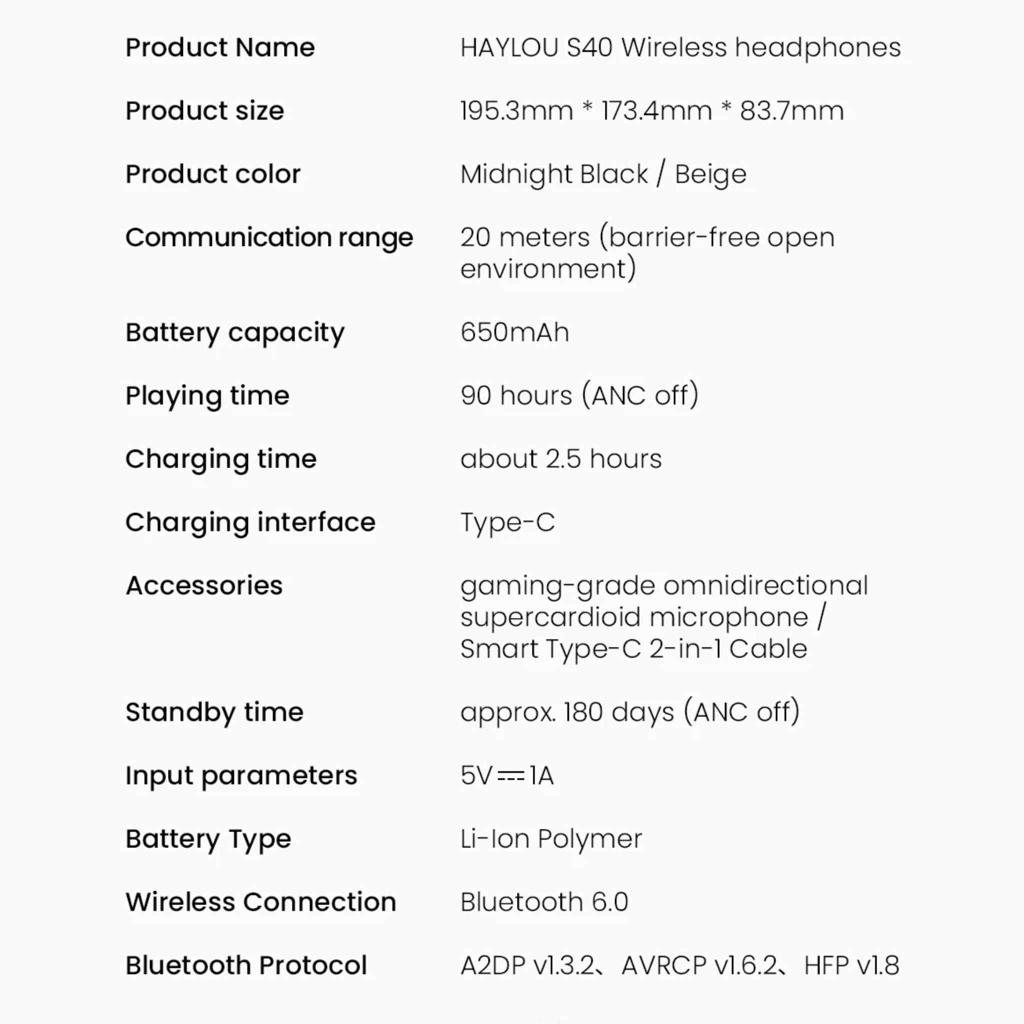 Casque Haylou S40 avec ANC réduction de bruit – Image 31